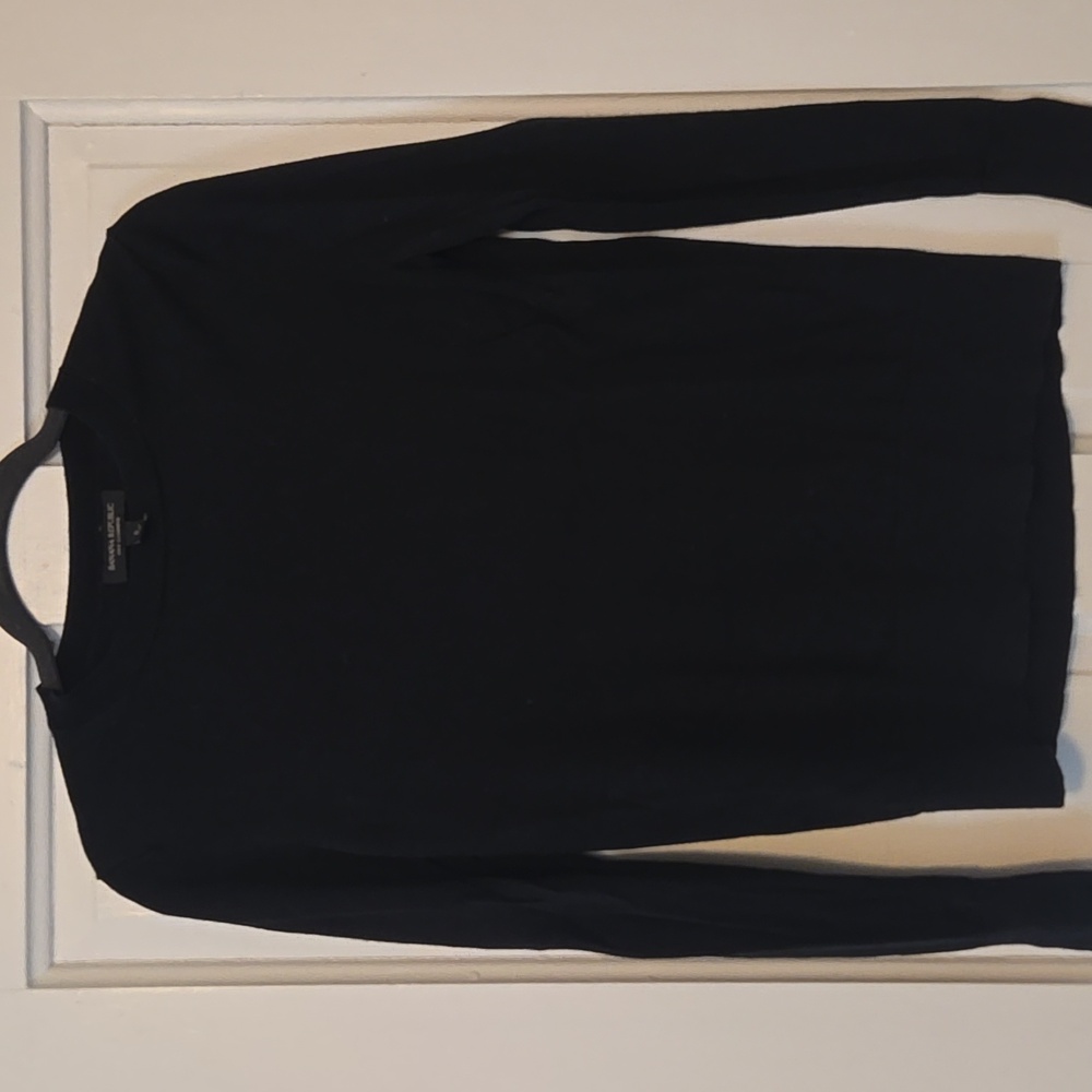 Banana Republic Black Silk Cashmere Sweater